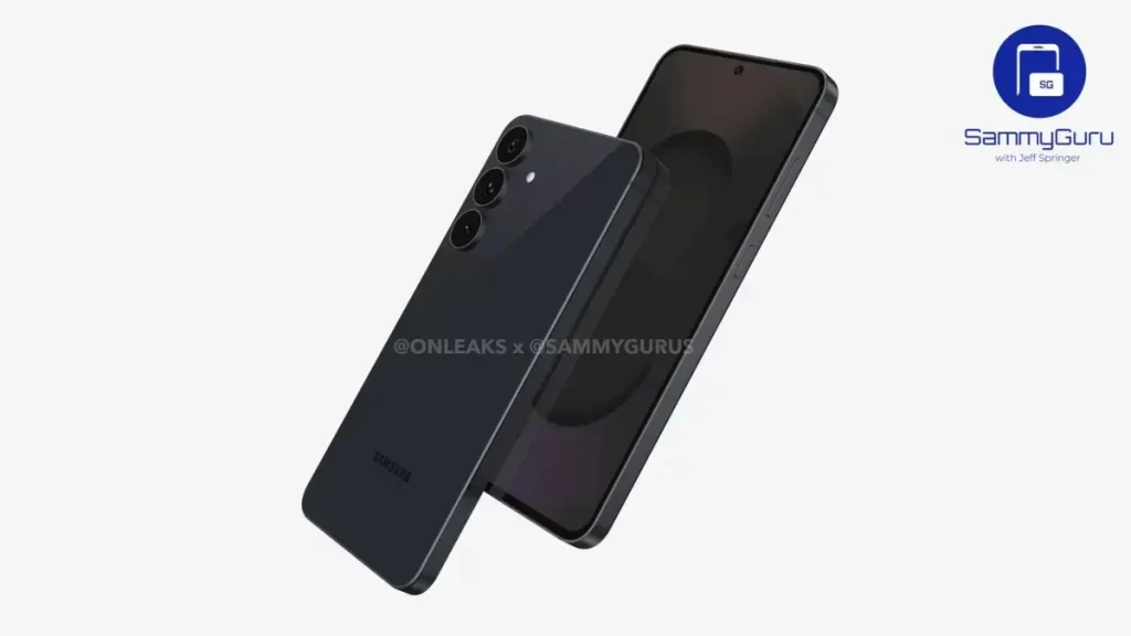 Galaxy S25 FE render