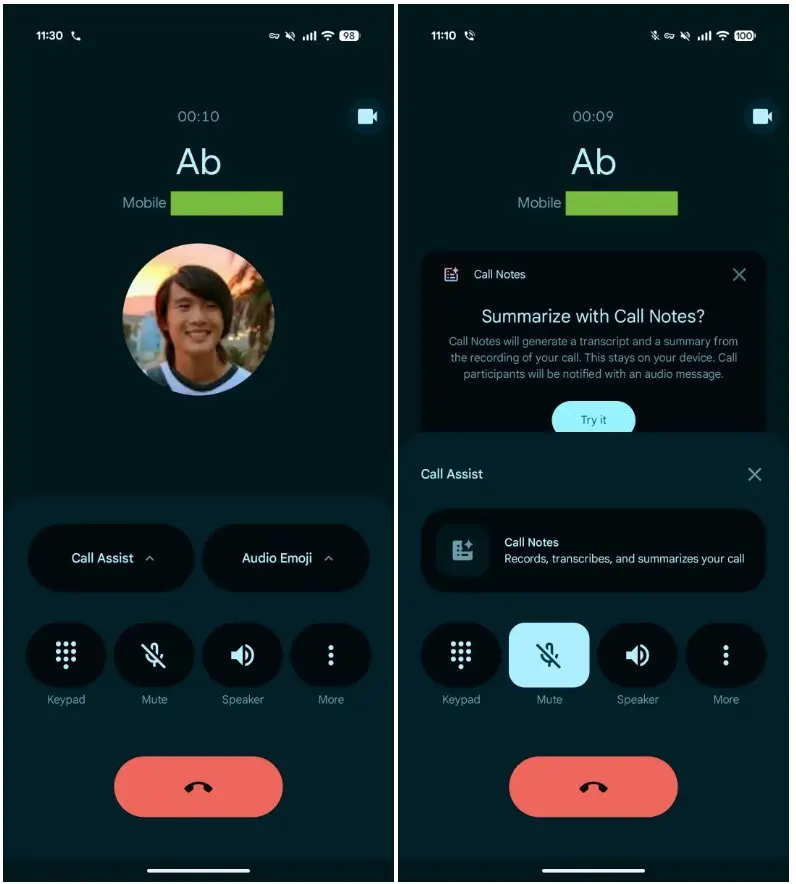 Aplikácia Telefón Google má nový dizajn Material 3 Expressive