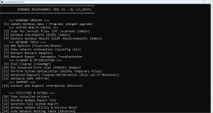 Windows Maintenance Tool