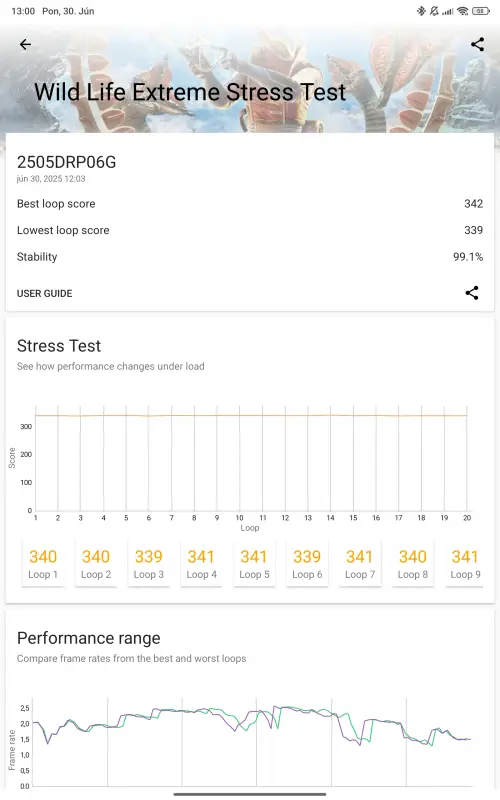 REDMI Pad 2 4G v benchmarkoch