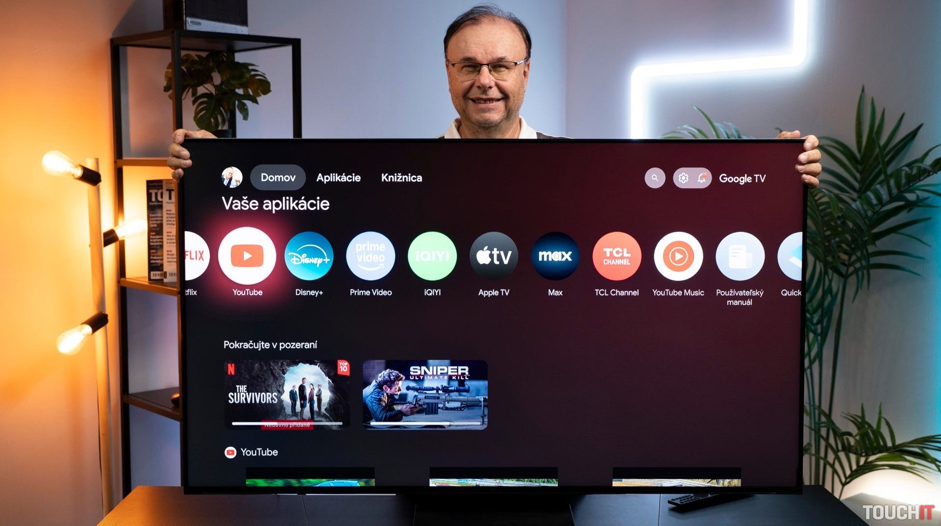 TCL 55C7K: kvalitný obraz a podpora rýchlych scén v modernom televízore