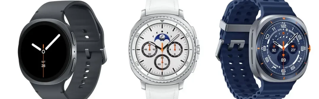 Samsung Galaxy Watch8, Galaxy Watch8 Classic a Galaxy Watch Ultra 2025