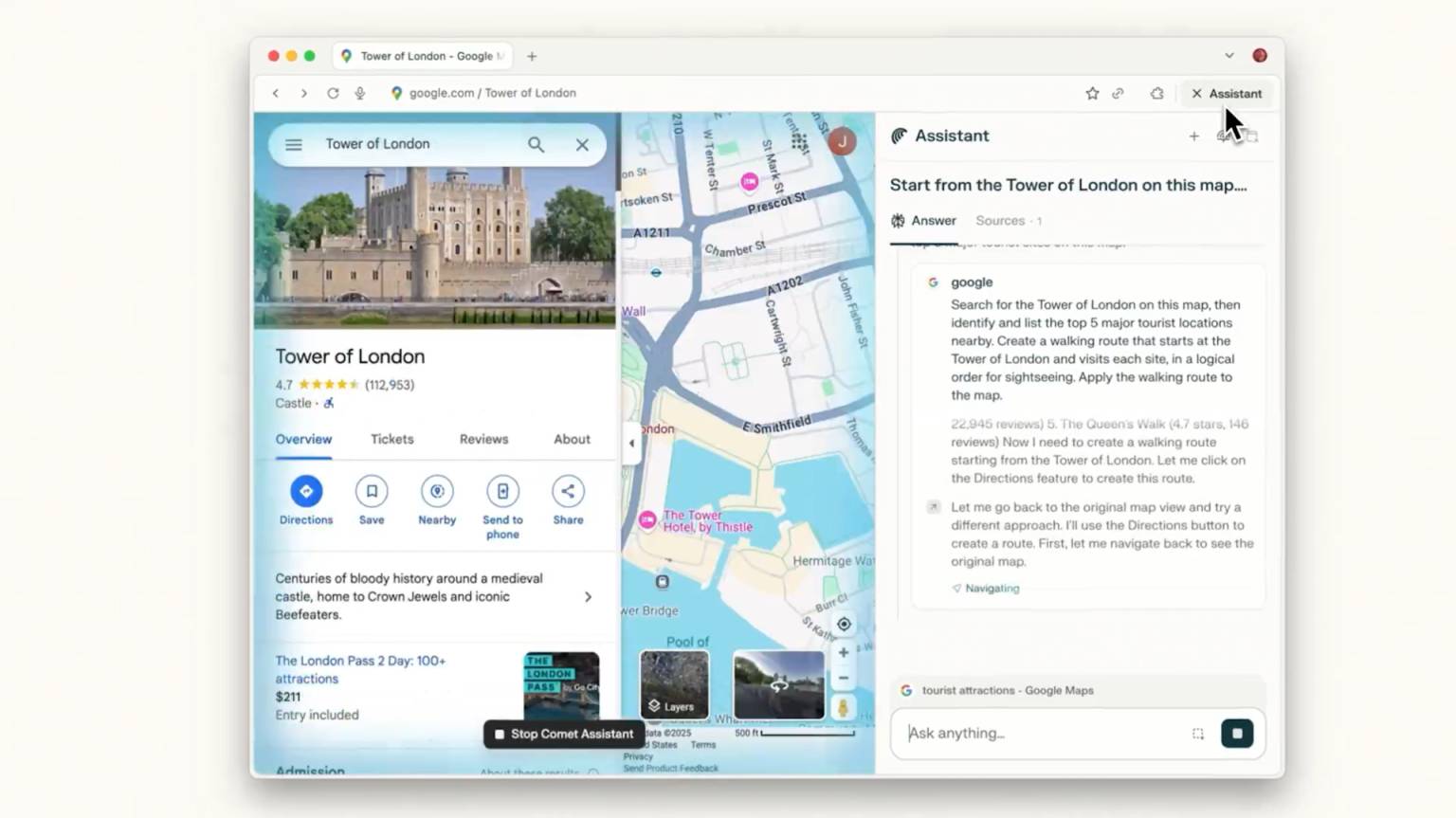 Prehliadač Perplexity Comet je dostupný, avšak suma je vysoká