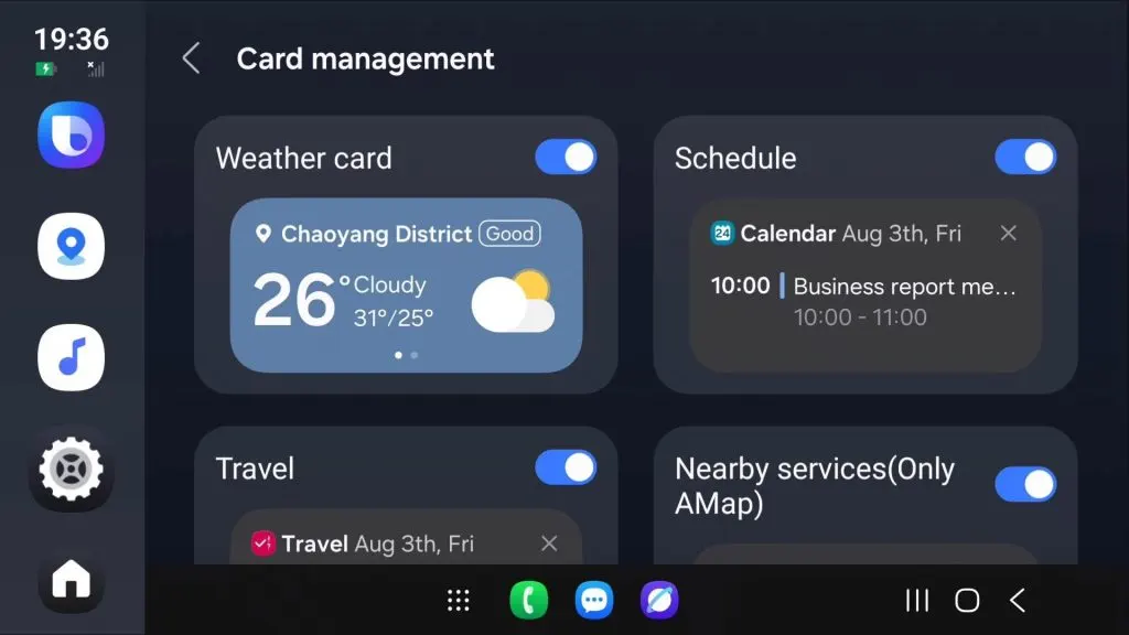 Detailný pohľad na Android Auto od Samsungu