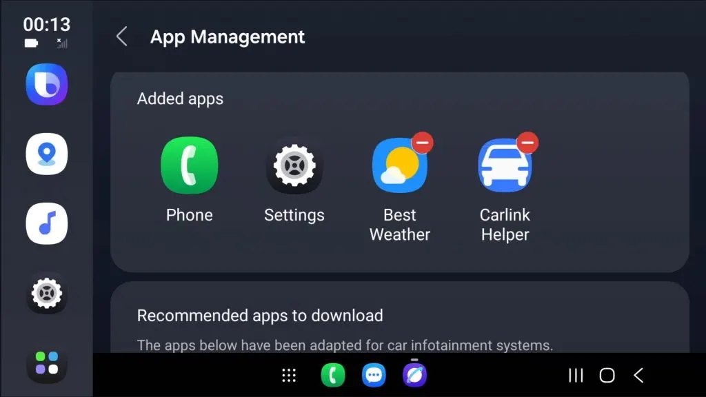 Detailný pohľad na Android Auto od Samsungu