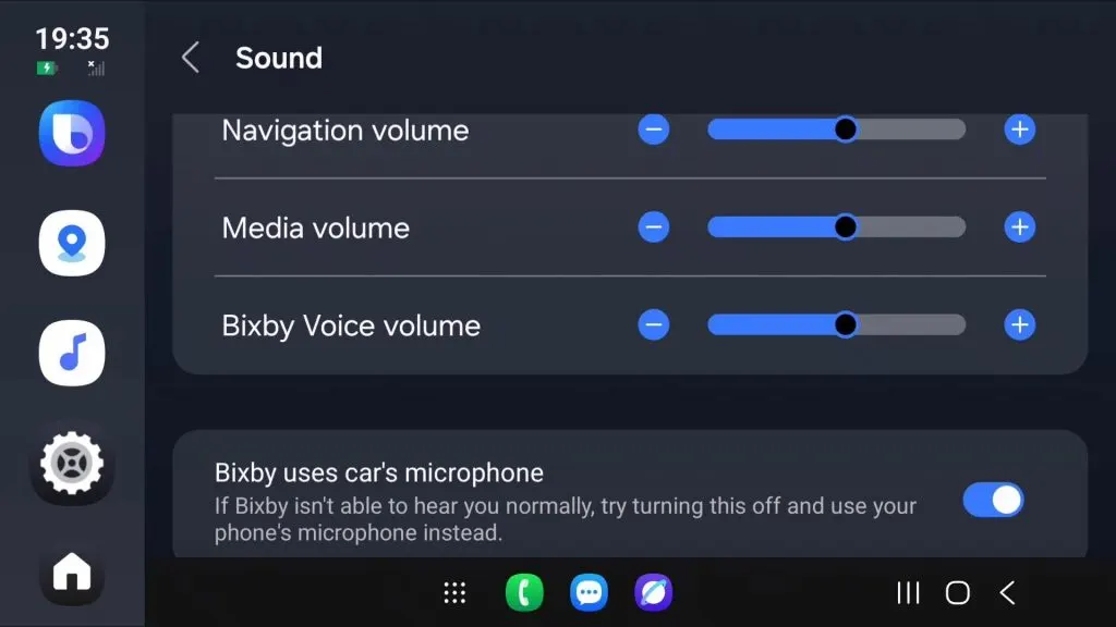 Detailný pohľad na Android Auto od Samsungu