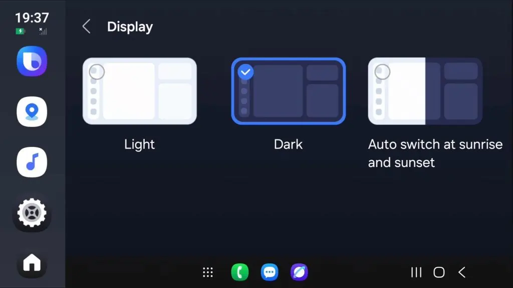Detailný pohľad na Android Auto od Samsungu