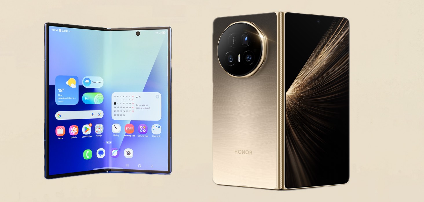 HONOR Magic V5 a Samsung Galaxy Z Fold7: najlepšie skladačky na trhu. Čím sa odlišujú?