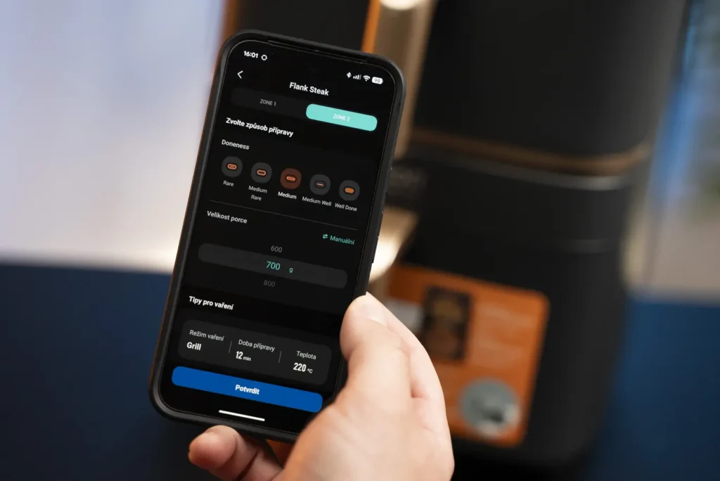 Teplovzdušná fritéza Cosori Turbo Tower Pro Smart 10,8 l