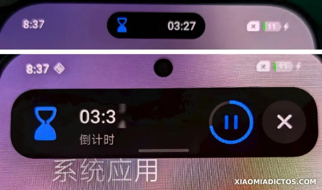 Xiaomi HyperOS 3 - Dynamic Island