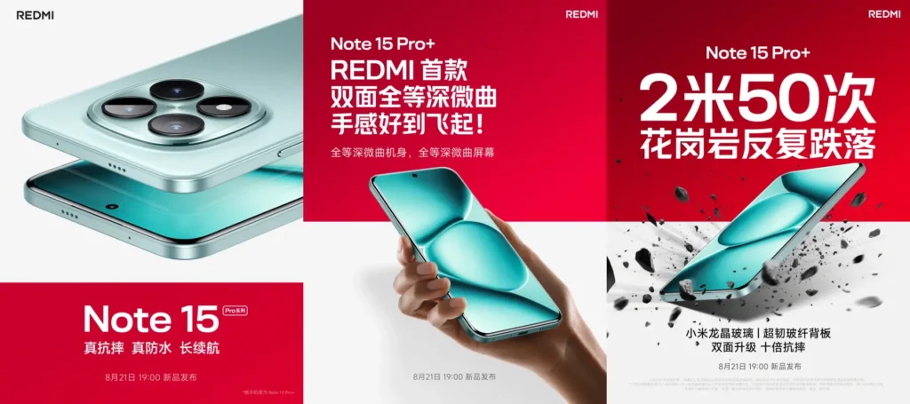 Pozvánka na predstavenie série Redmi Note 15