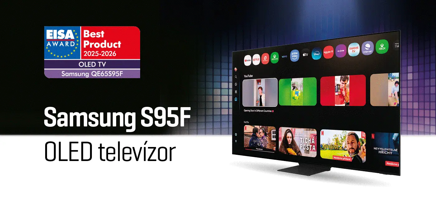 Ocenenia EISA 2025: OLED televízor Samsung S95F