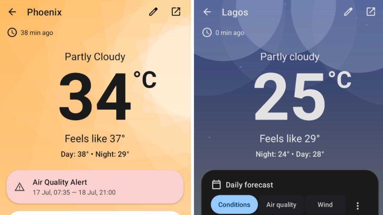 Breezy Weather: Najkrajšia open-source aplikácia na počasie