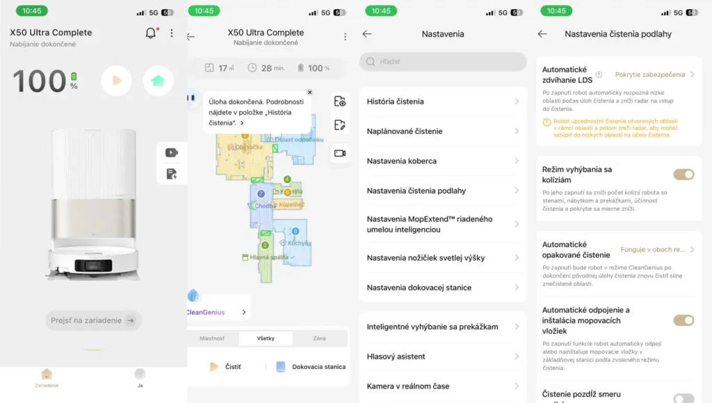 Aplikácia Dreamehome dostala lokalizáciu viacerých robotických vysávačov do slovenčiny