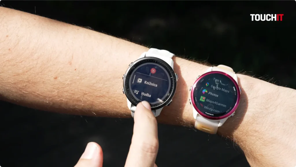 Aplikácia YouTube Music pre Garmin hodinky