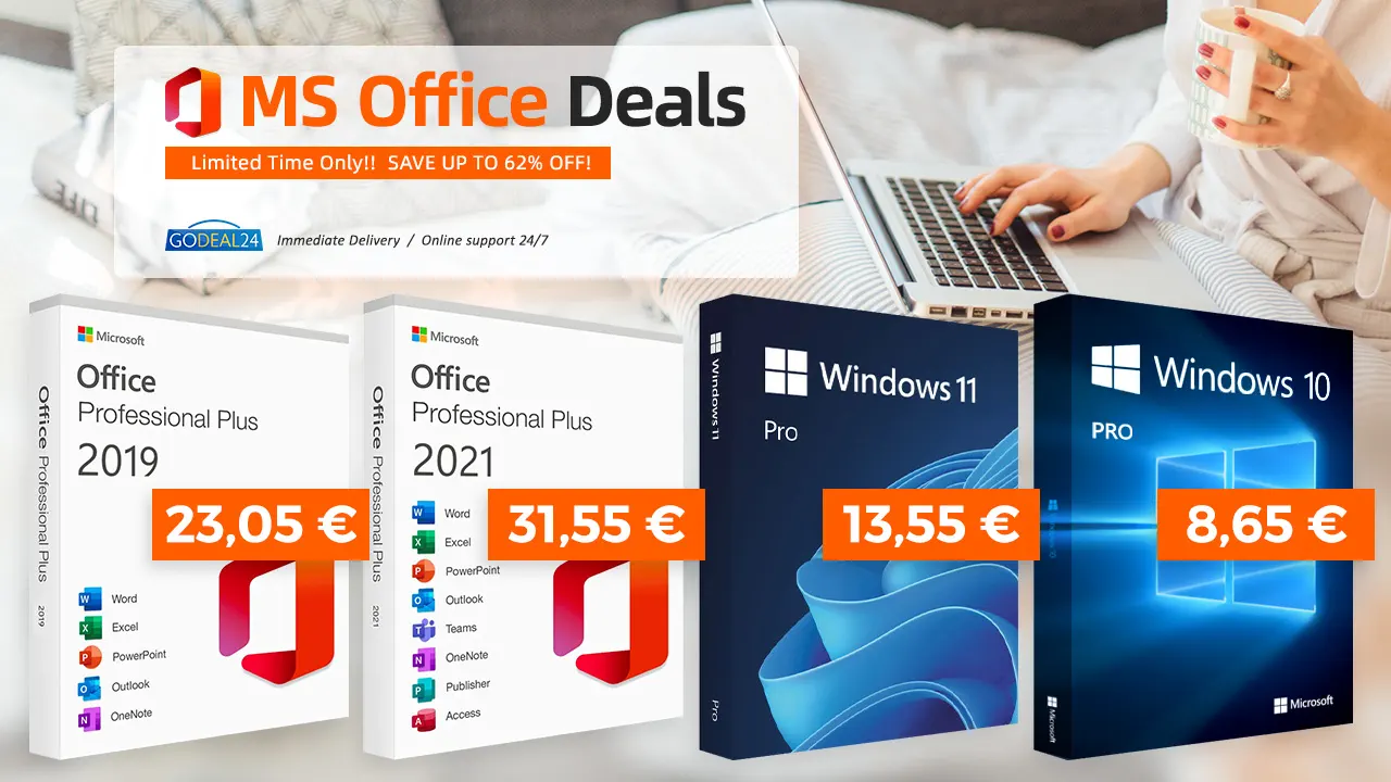 Modernizujte svoj počítač s doživotným Windows 11 Pro a MS Office 2021 už od 10 €!