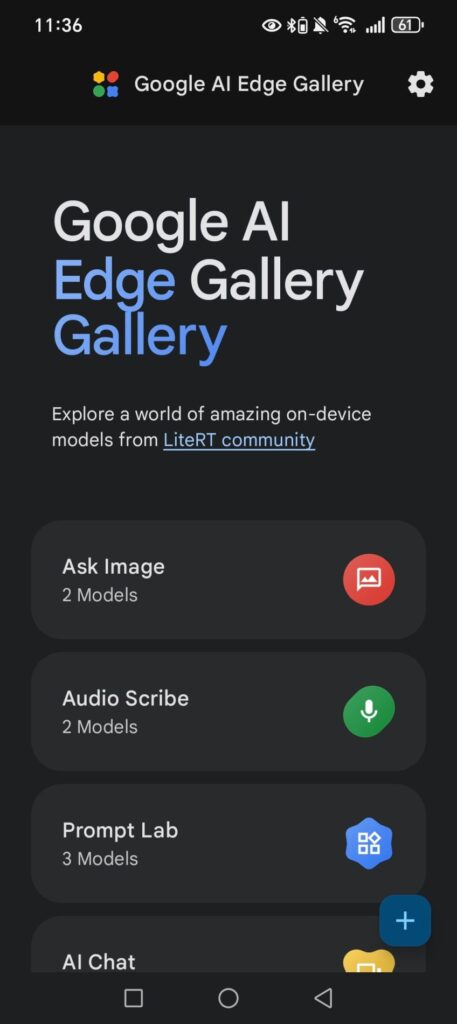 Google AI Edge Gallery