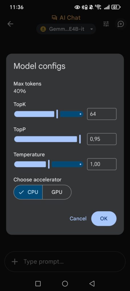 Google AI Edge Gallery