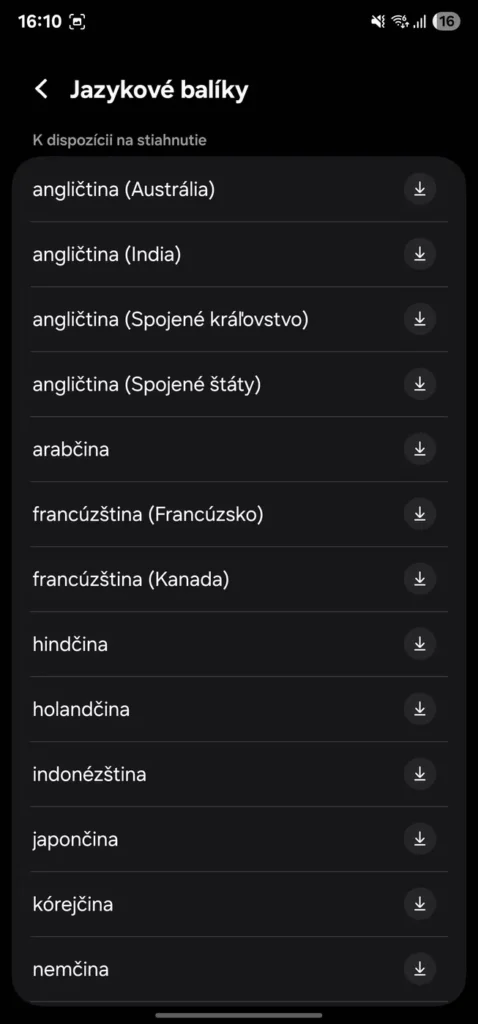 Prevod hlasu na titulky v One UI 8