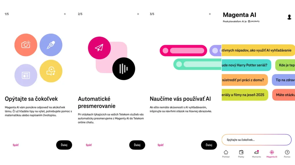 Telekom prináša AI priamo do svojej aplikácie