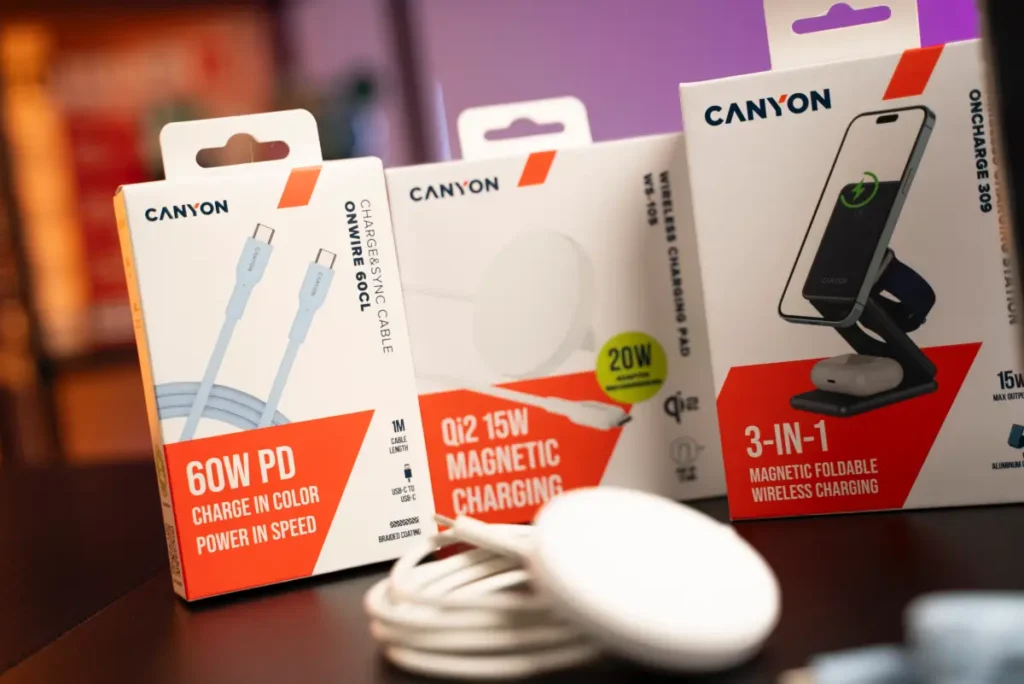 Príslušenstvo na nabíjanie od Canyon
