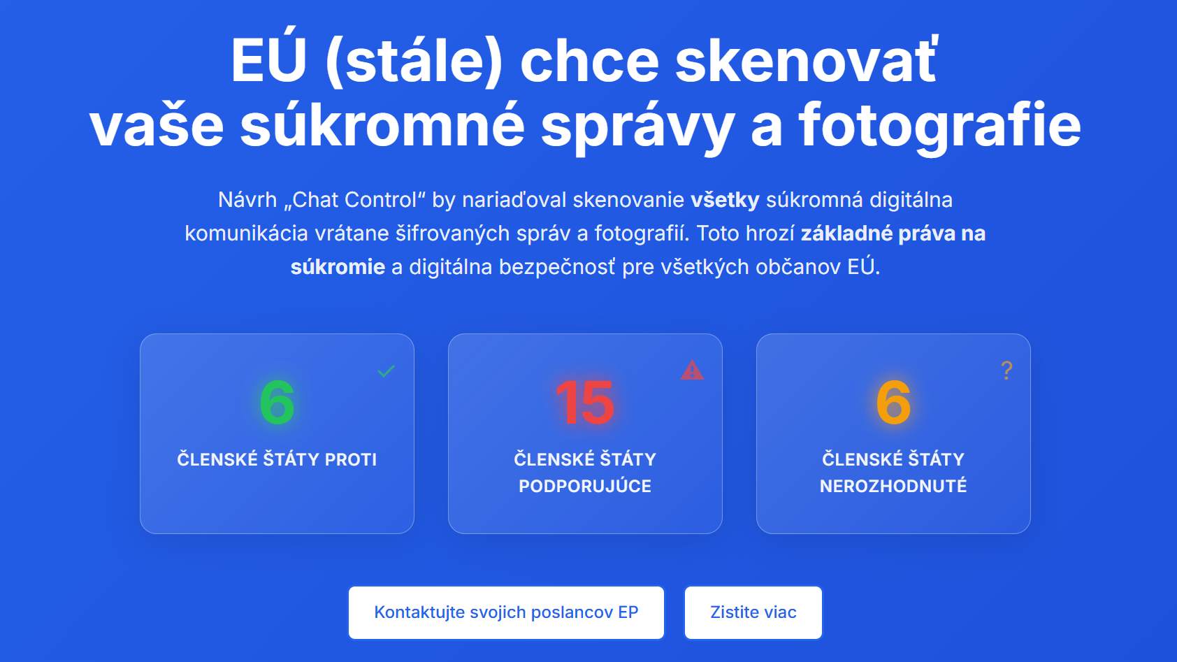 Slovensko zatiaľ súhlasí so zavedením „špehovacieho“ zákona (AKTUALIZOVANÉ)