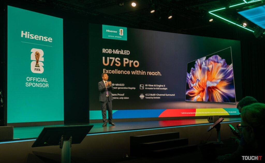 Najnovší RGB-MiniLED televízor Hisense U7S Pro
