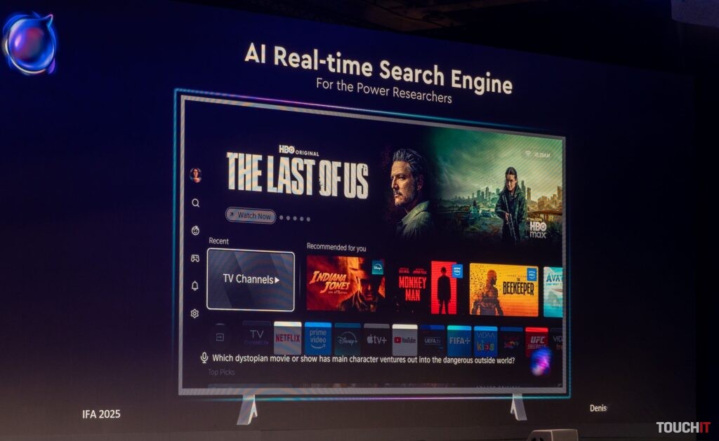 Domáca obrazovka novej verzie operačného systému VIDAA