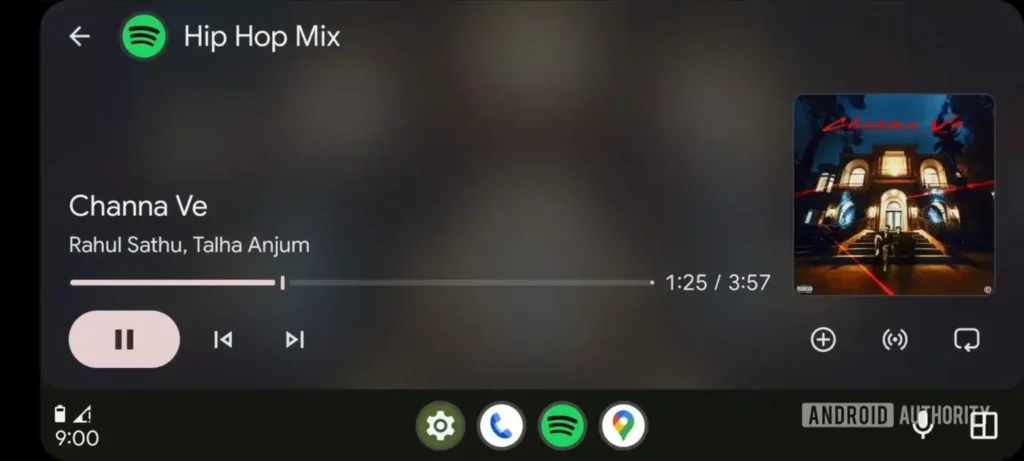 Testovaná verzia prehrávača v Android Auto