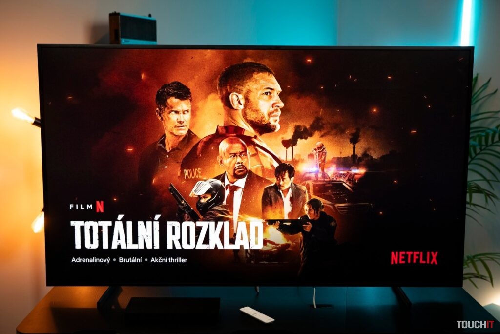 Výborný kontrast na The Frame Pro