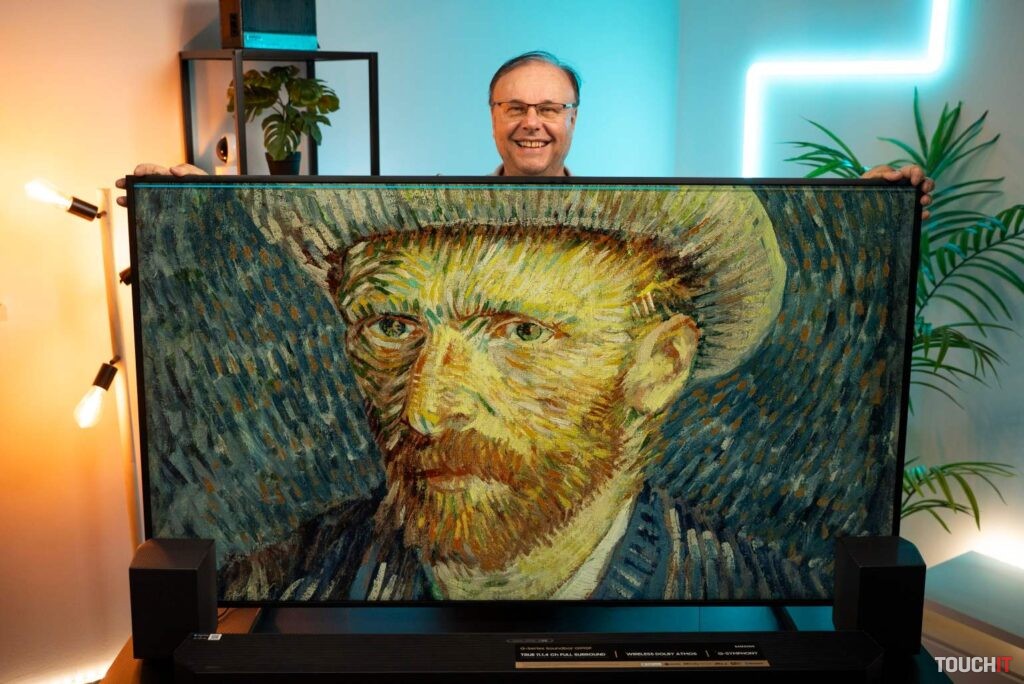 Zobrazenie umeleckých diela na The Frame Pro