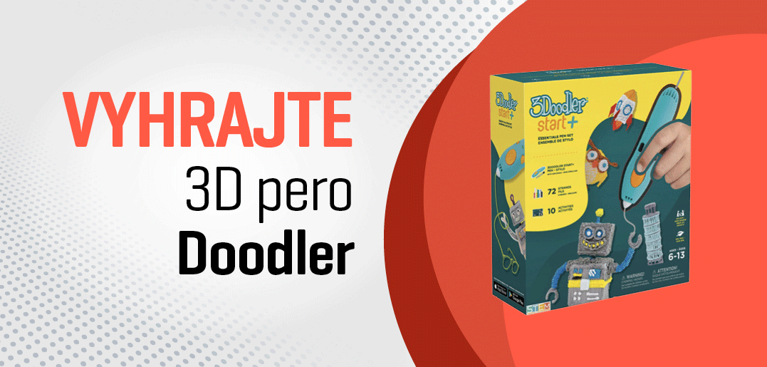 Vyhrajte 3D pero 3Doodler Start+