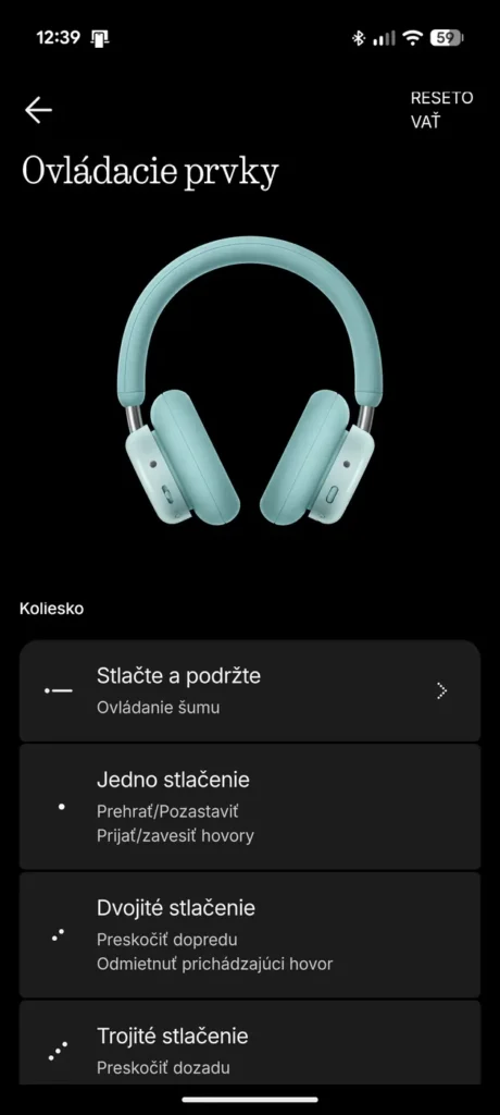 Aplikácia Nothing X s CMF Headphone Pro