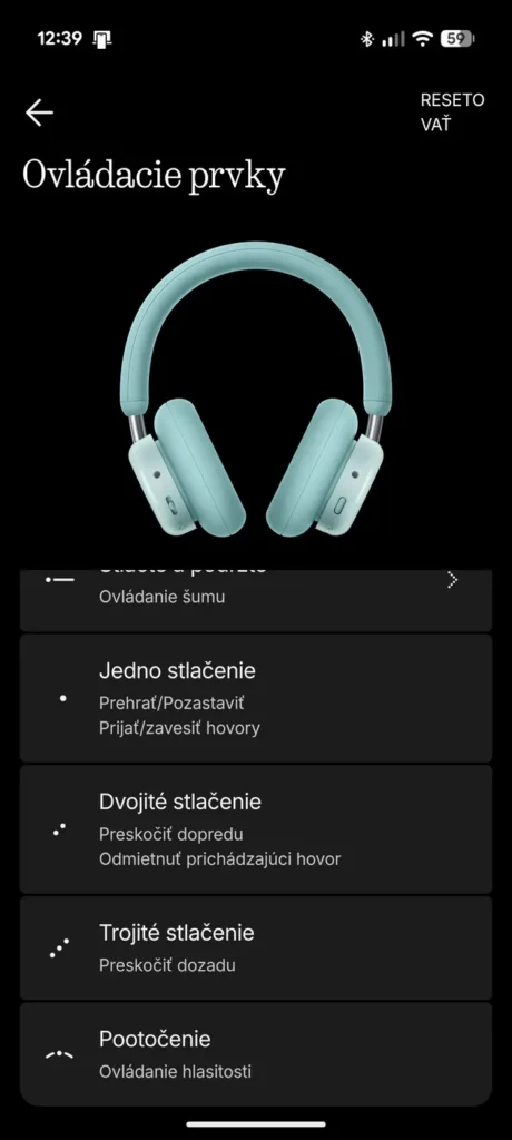 Aplikácia Nothing X s CMF Headphone Pro
