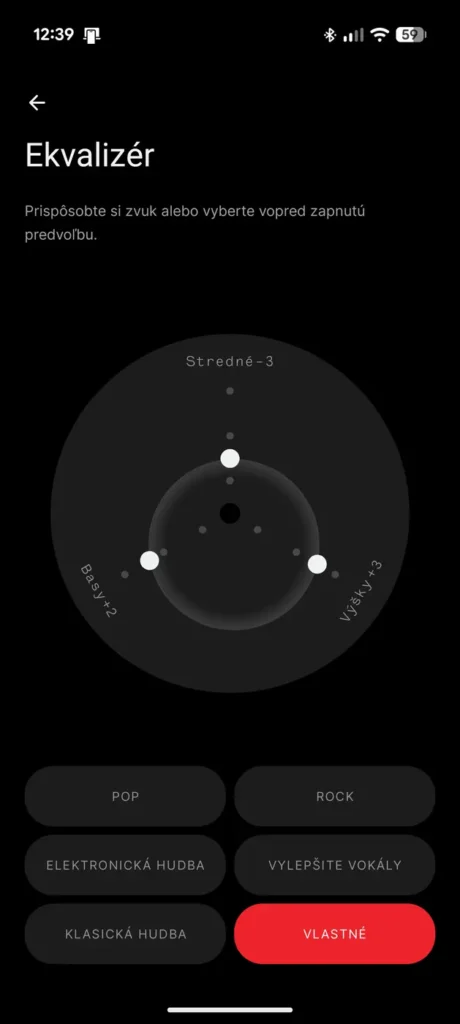 Aplikácia Nothing X s CMF Headphone Pro