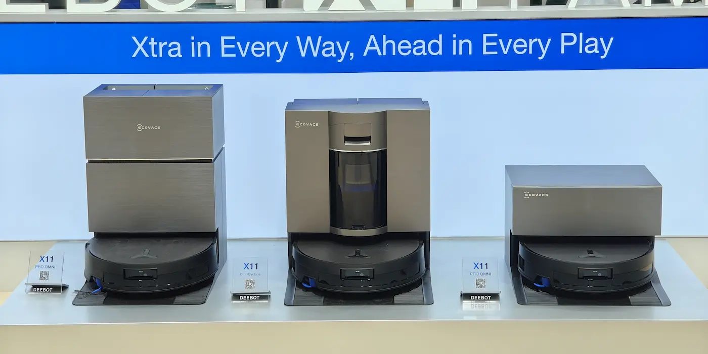 Ecovacs Deebot X11 OmniCyclone je špičkový vysávač, ktorý nepotrebuje vrecká na prach