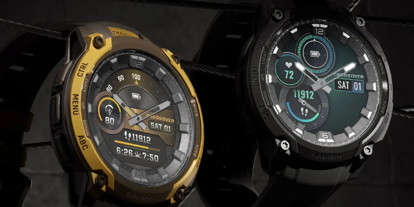 Garmin Instinct Crossover AMOLED kombinujú ručičky a jasný displej