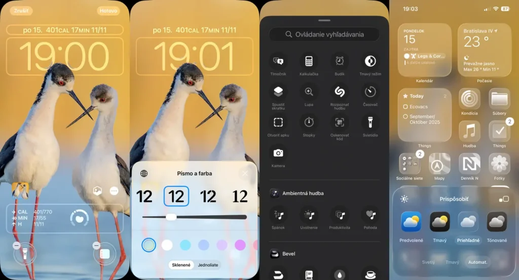 iOS 26: Úprava uzamknutej a domovskej obrazovky 