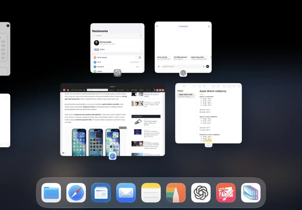 iPadOS 26: Funkcia Exposé vám zobrazí všetky otvorené okná