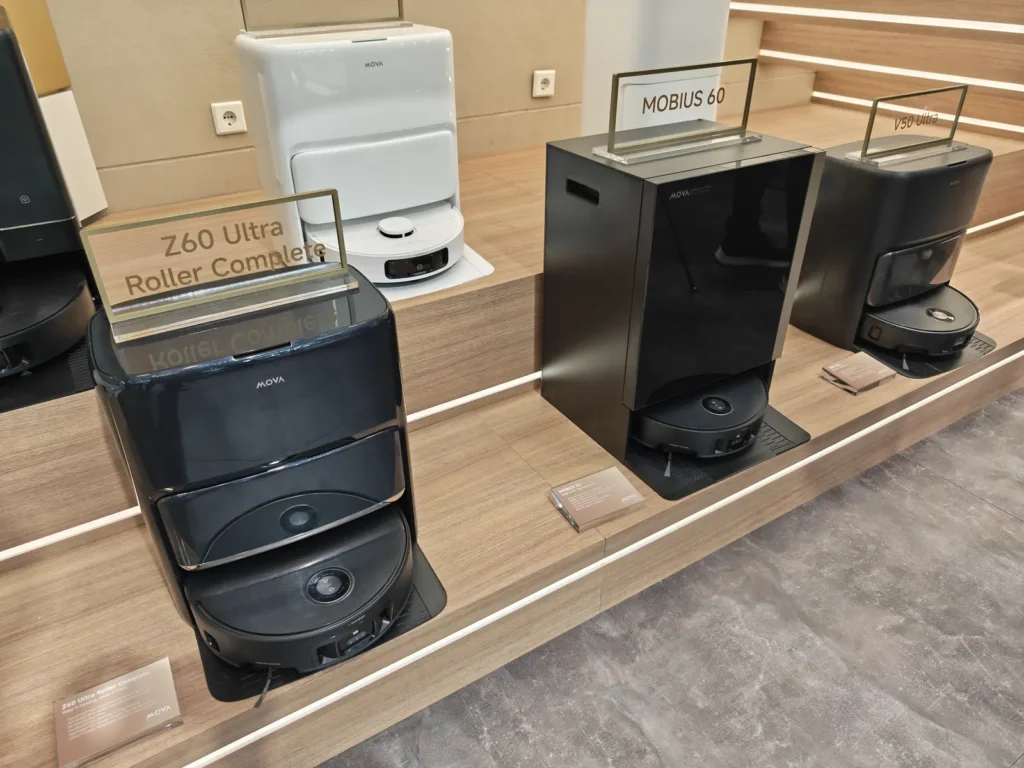 Robotické vysávače značky MOVA