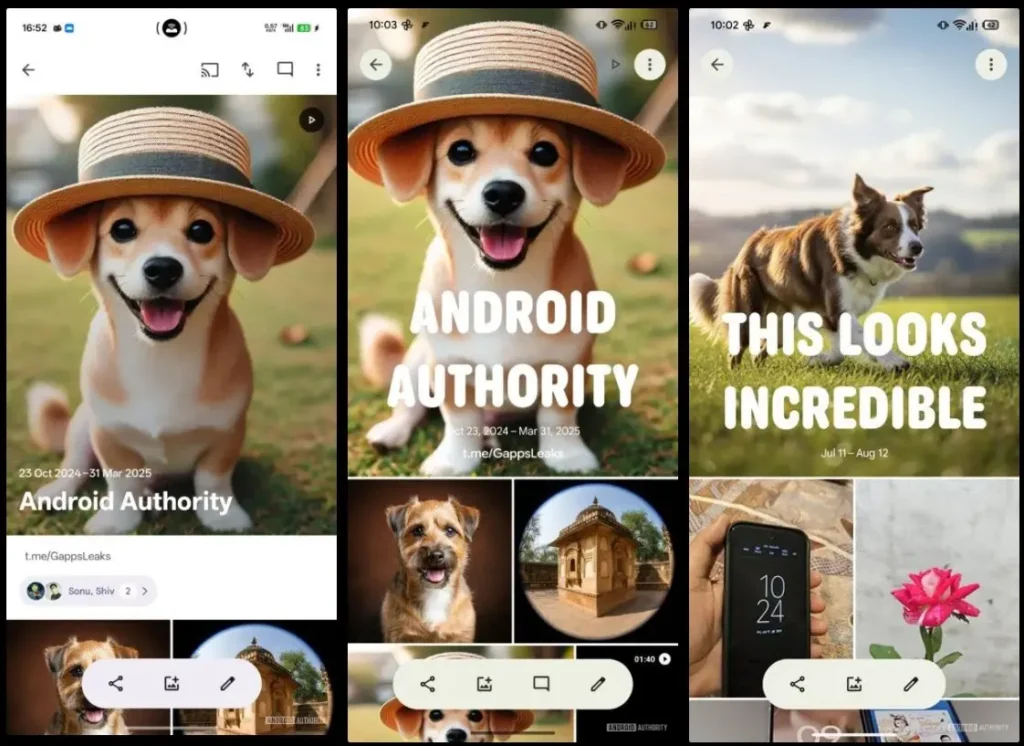 Albumy vo Fotkách Google sa menia v štýle Material 3 Expressive