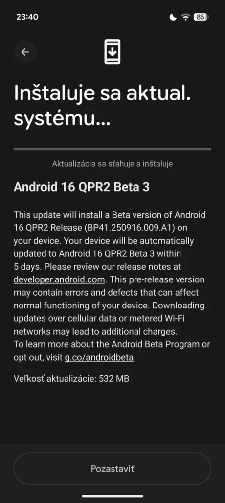Android 16 QPR2 Beta 3 pre Pixel 10 Pro XL