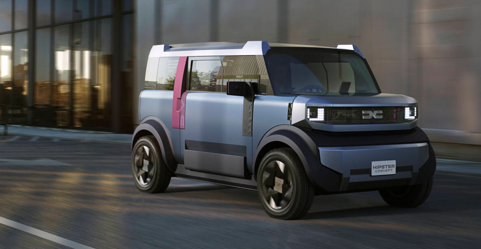 Dacia Hipster Concept: dostupný elektromobil s praktickým dizajnom