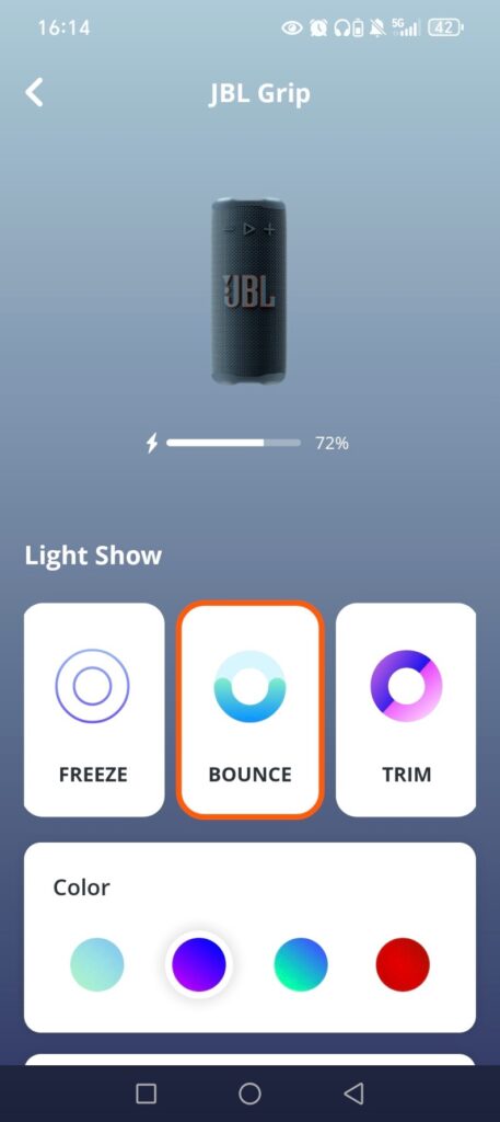 JBL Grip app