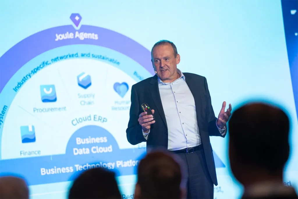 „Stratégia spoločnosti SAP nikdy nebola jednoduchšia ako dnes – je to AI na prvom mieste,“ vyhlásil Tom Kindermans, riaditeľ spoločnosti SAP pre strednú a východnú Európu