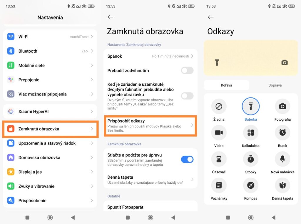 Ako nastaviť skratky na uzamknutej obrazovke Xiaomi telefónu?
