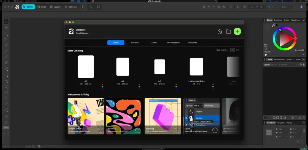 Aplikácia Affinity je skvelou alternatívou k Photoshopu zadarmo