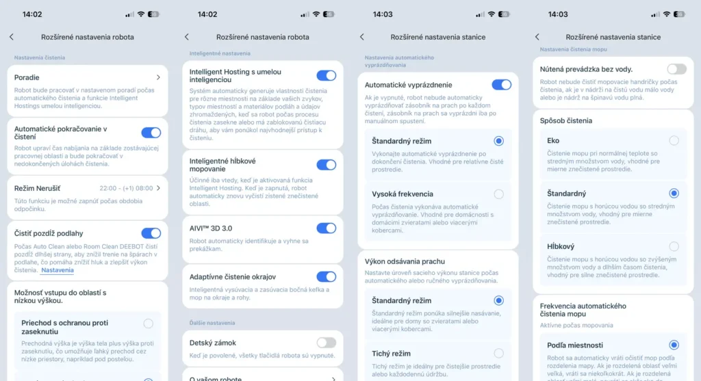 Aplikácia ECOVACS HOME