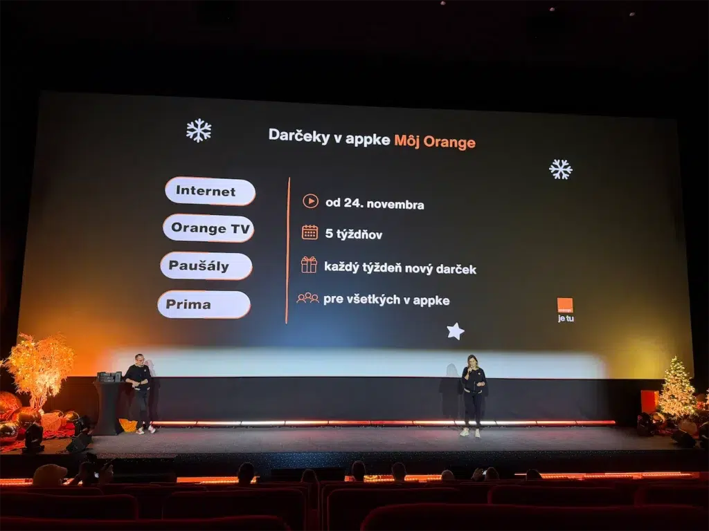 V aplikácii Môj Orange nájdete darčeky a prekvapenia