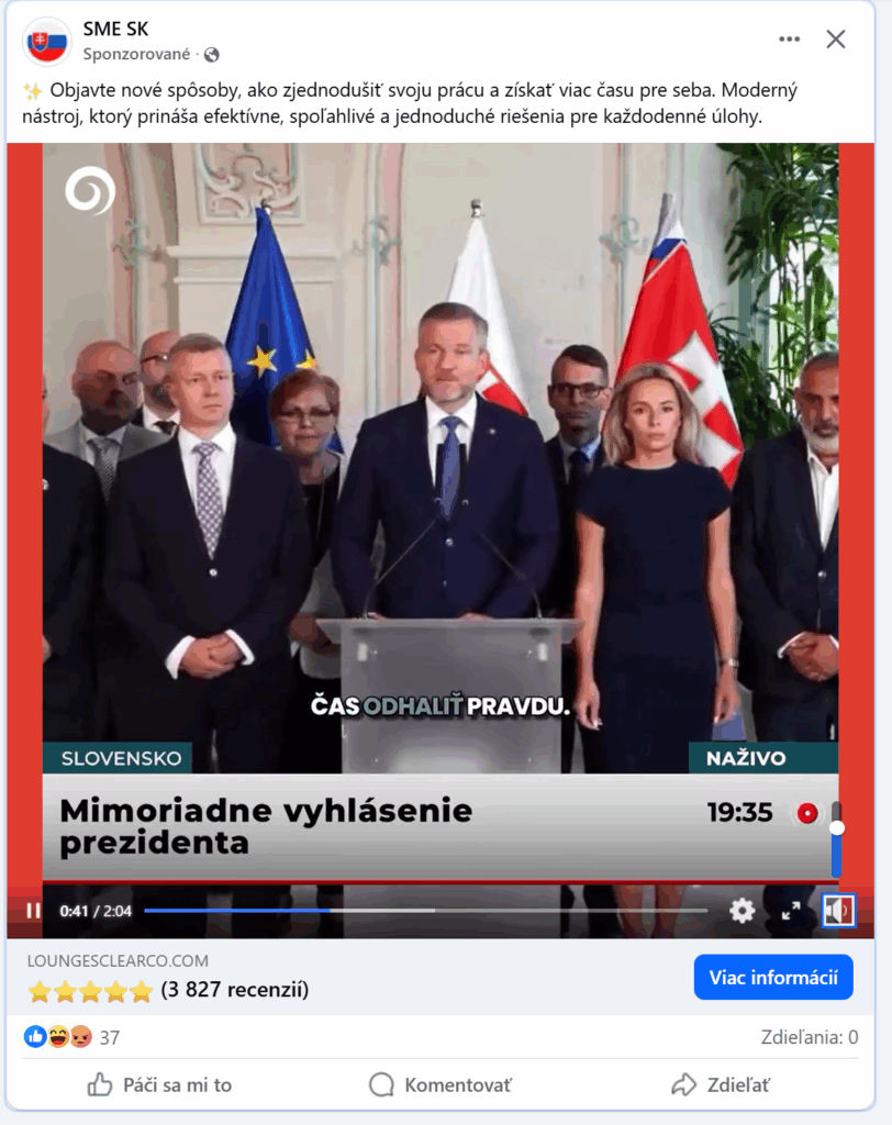 pellegrini podvod 2025